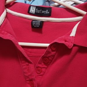 Hartwell Women's Classic Red Polo Shirt
